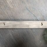 Patinated coat rack 4 hooks