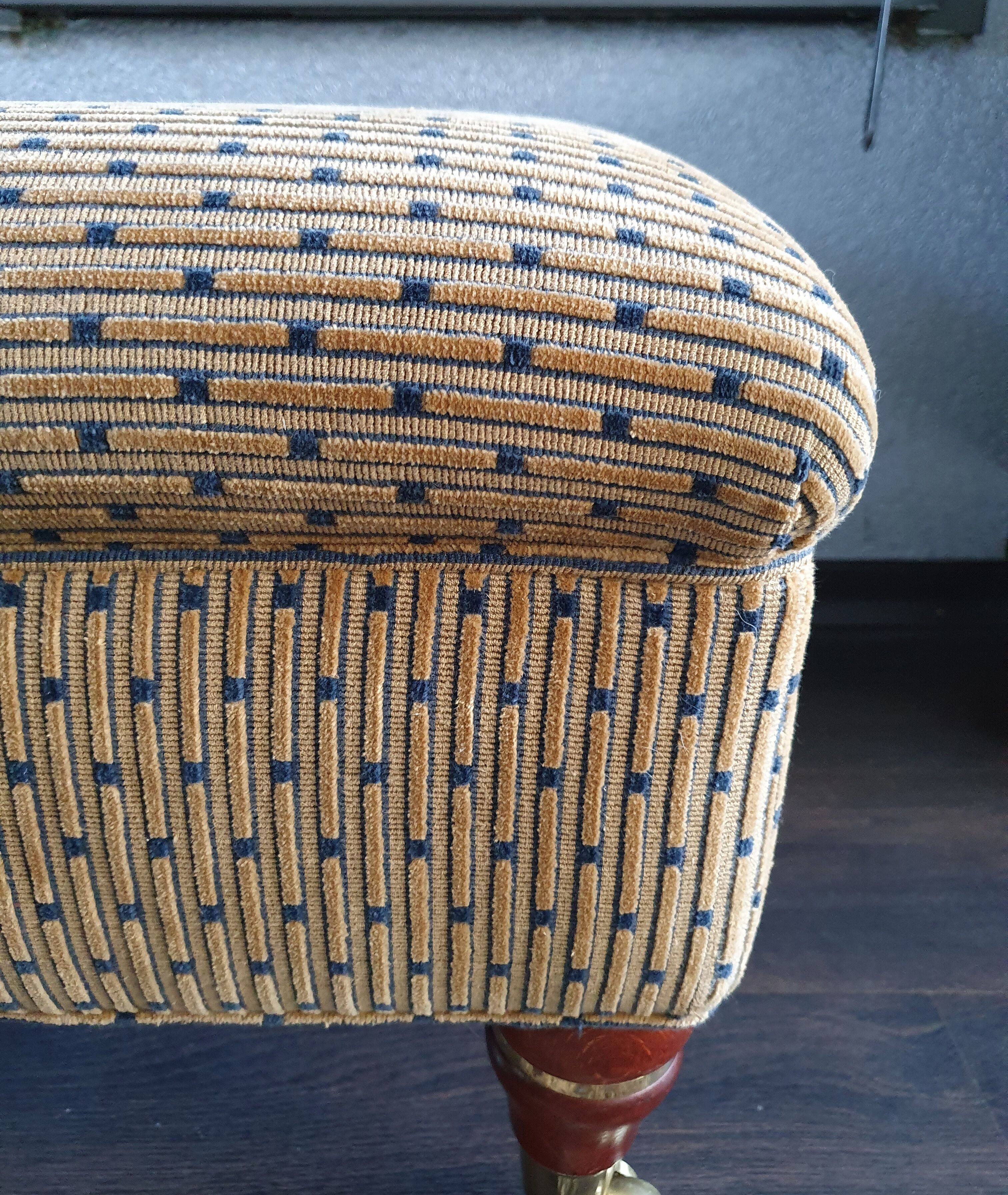 Vintage ottoman from the seventies