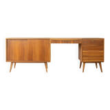 Unique partly solid sideboard in Scandinavian style from the 1950s