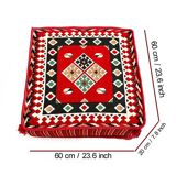 Oriental corner table, pouf