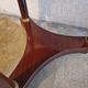 Empire period guéridon table in mahogany veneer and green marble 1830