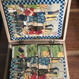 Wooden cube set