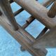 Charlotte Perriand Pair of oak lounge chairs Les Arcs 1600