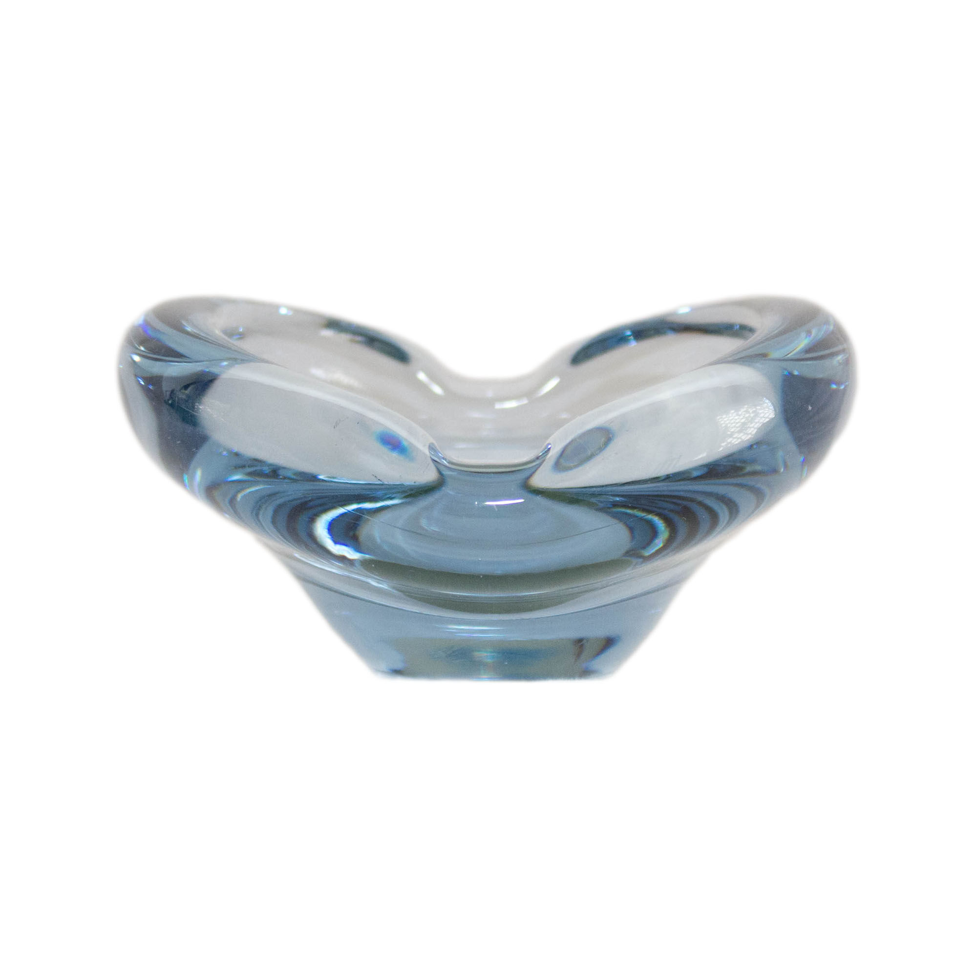 Aqua Ashtray by Per Lütken for Holmegaard, 1950 s