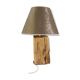 Lamp on an old oak beam