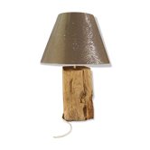 Lamp on an old oak beam
