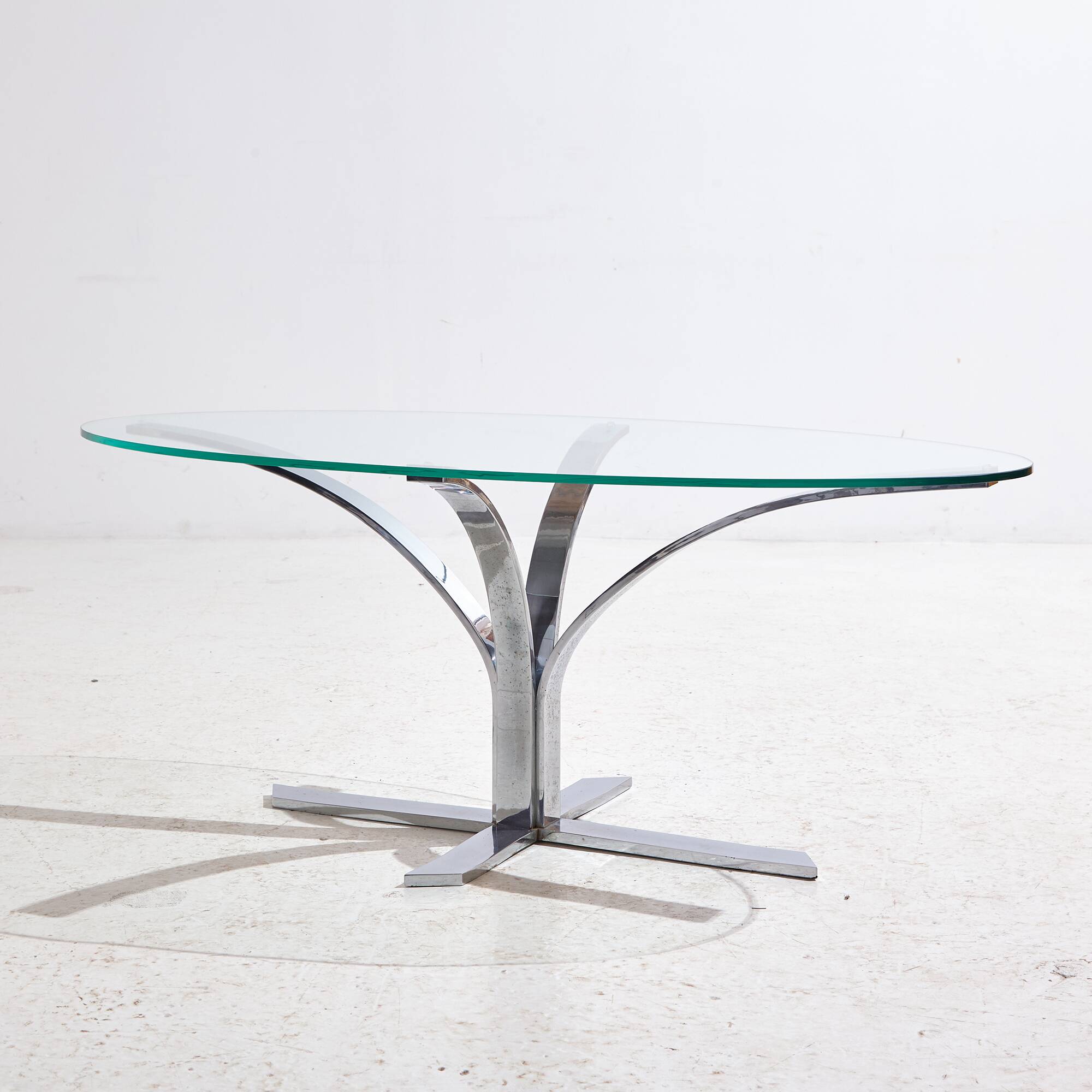 Table basse chromée (mk9665)