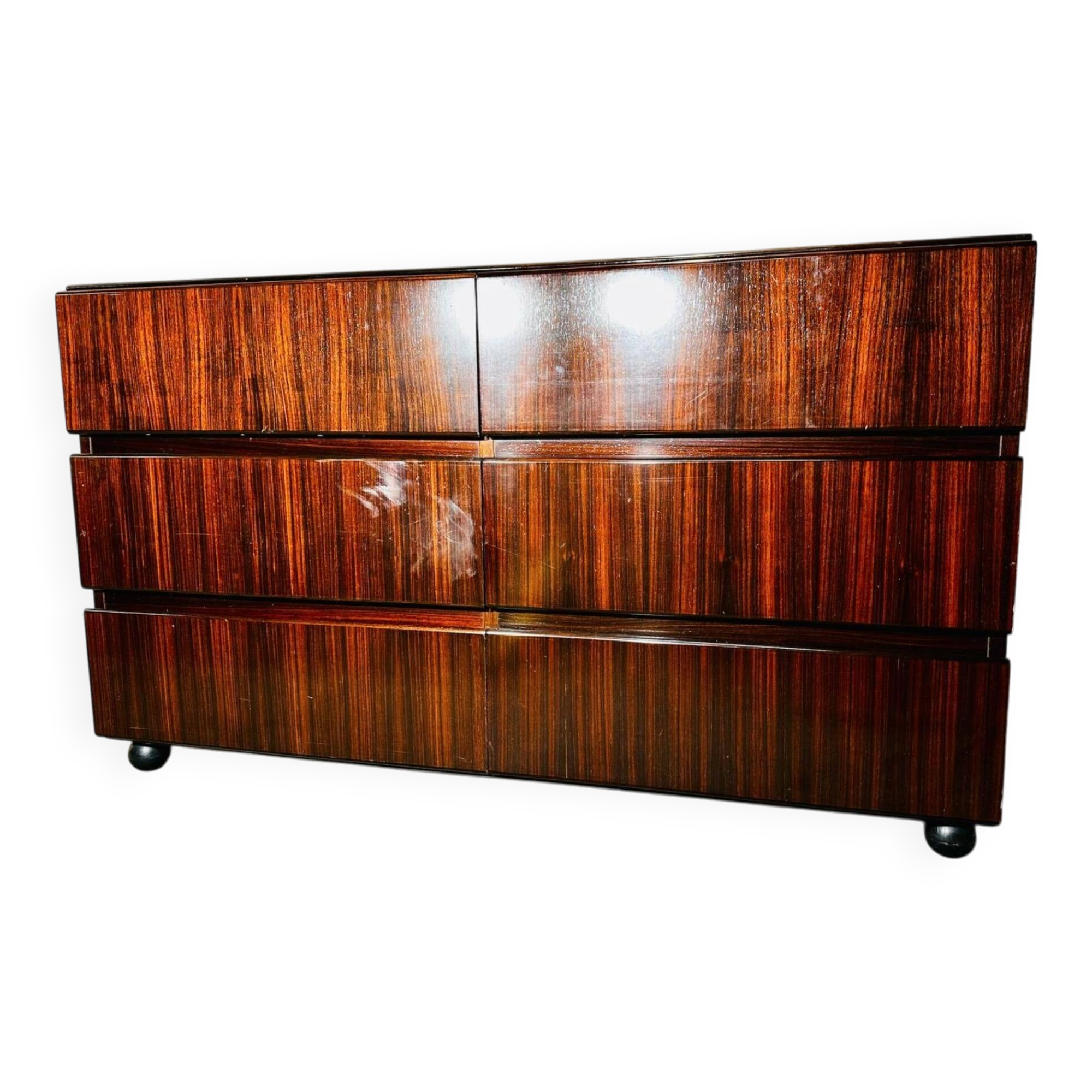 Commode en bois de rose 1970