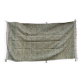Tapis Berbère - Crème et Vert - 150 x 275 cm