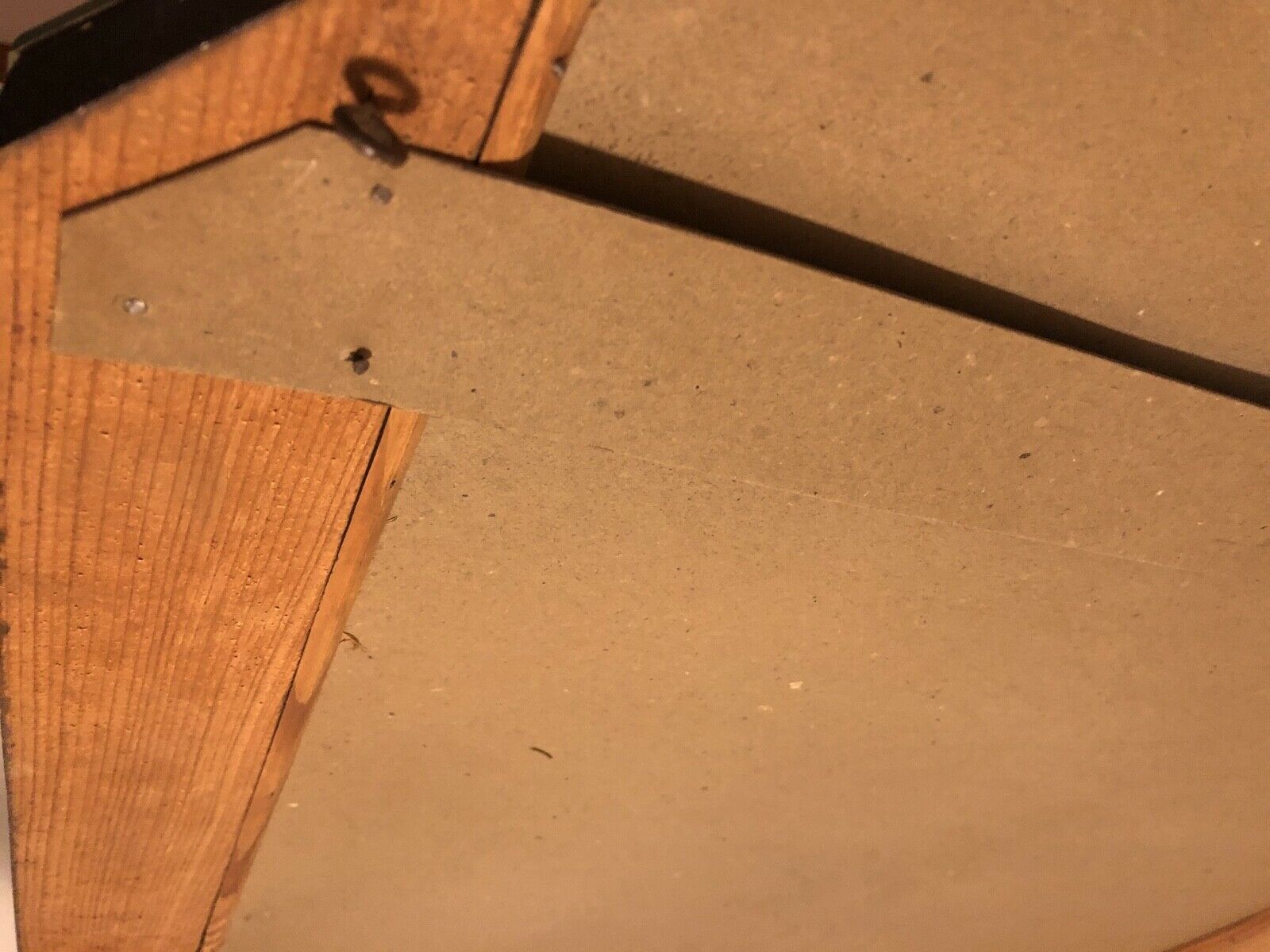 1950s - baroque rococo italian venetian mirror, 64x92cm