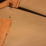 1950s - baroque rococo italian venetian mirror, 64x92cm