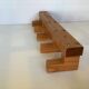 Wooden scandinavian wall coat rack