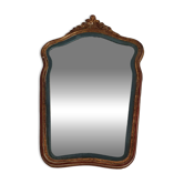 Multicolored wooden mercury mirror