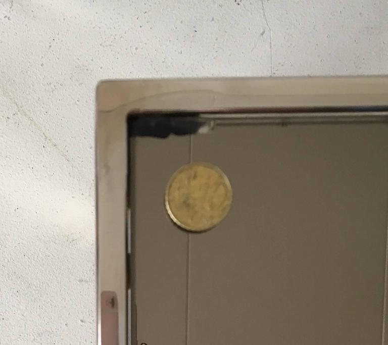 Set of gold-plated nesting tables 23 carats by Belgo Chrome Belgium 1960 s