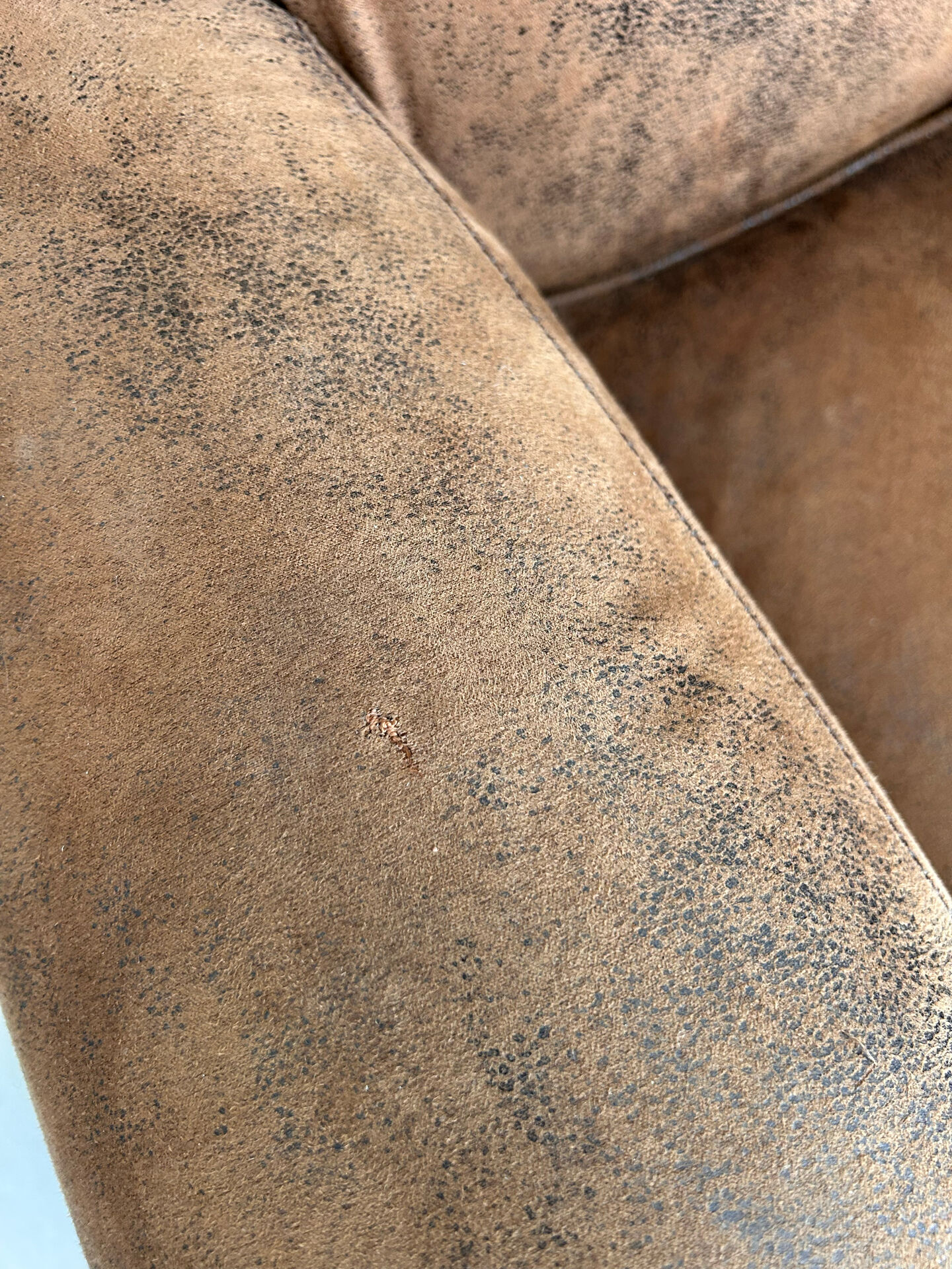 Suede armchairs