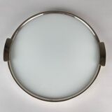 1930's art deco chrome round tray