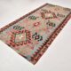 Tapis tribal géométrique vintage fait main 5x10, 160x317 cm