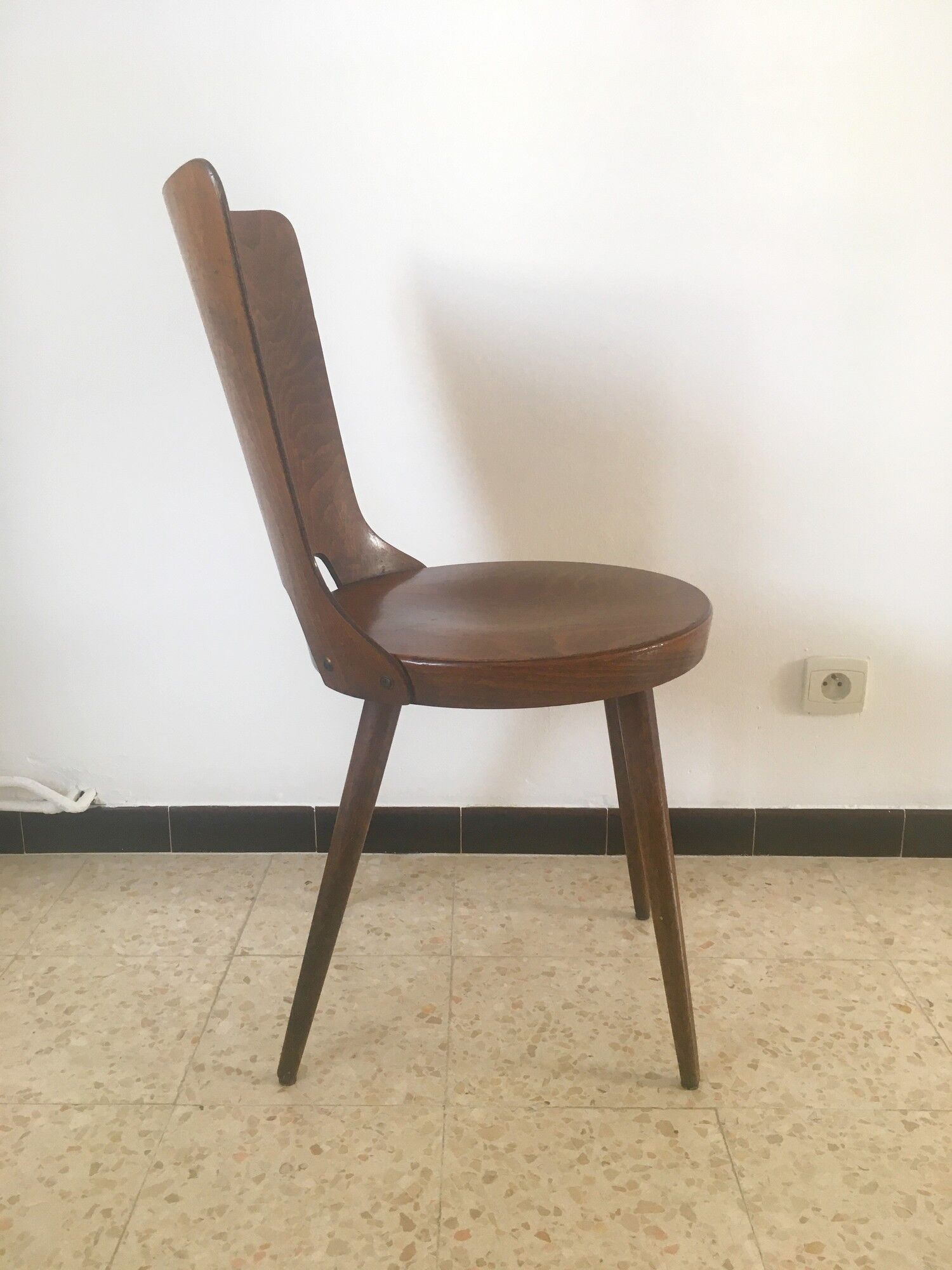 2 vintage 1960s dove baumann chairs