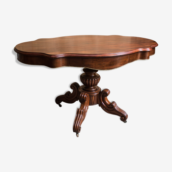 Large mahogany table "Violin"