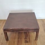 Brown lacquered designer coffee table