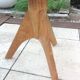 Vintage tripod foot piano stool 60s-70s