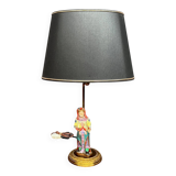 Table lamp. Porcelain, hand-painted.