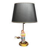 Lampe de table. Porcelaine, peinte à la main.