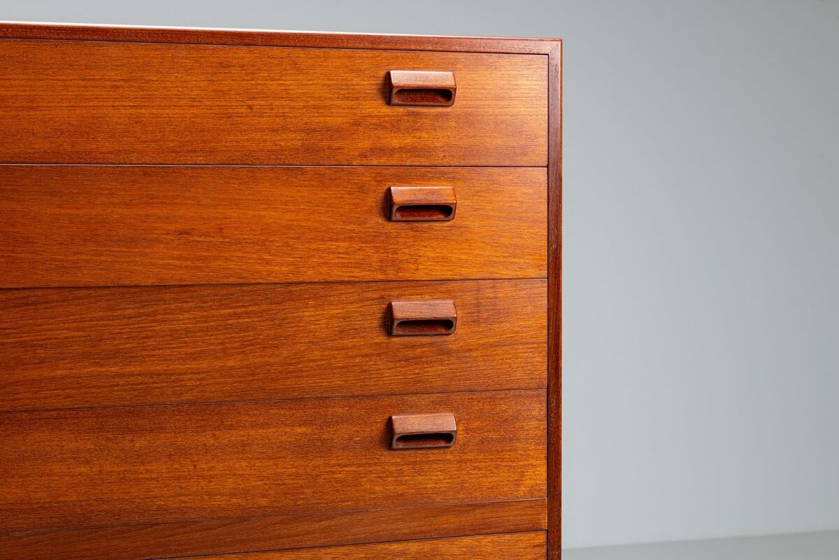 Commode Borge Mogensen en teck Soborg Mobelfabrik Danemark 1960