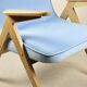 Light blue bunny armchair by józef chierowski