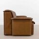 Canapé modulable De Sede DS-12 en cuir cognac, années 70