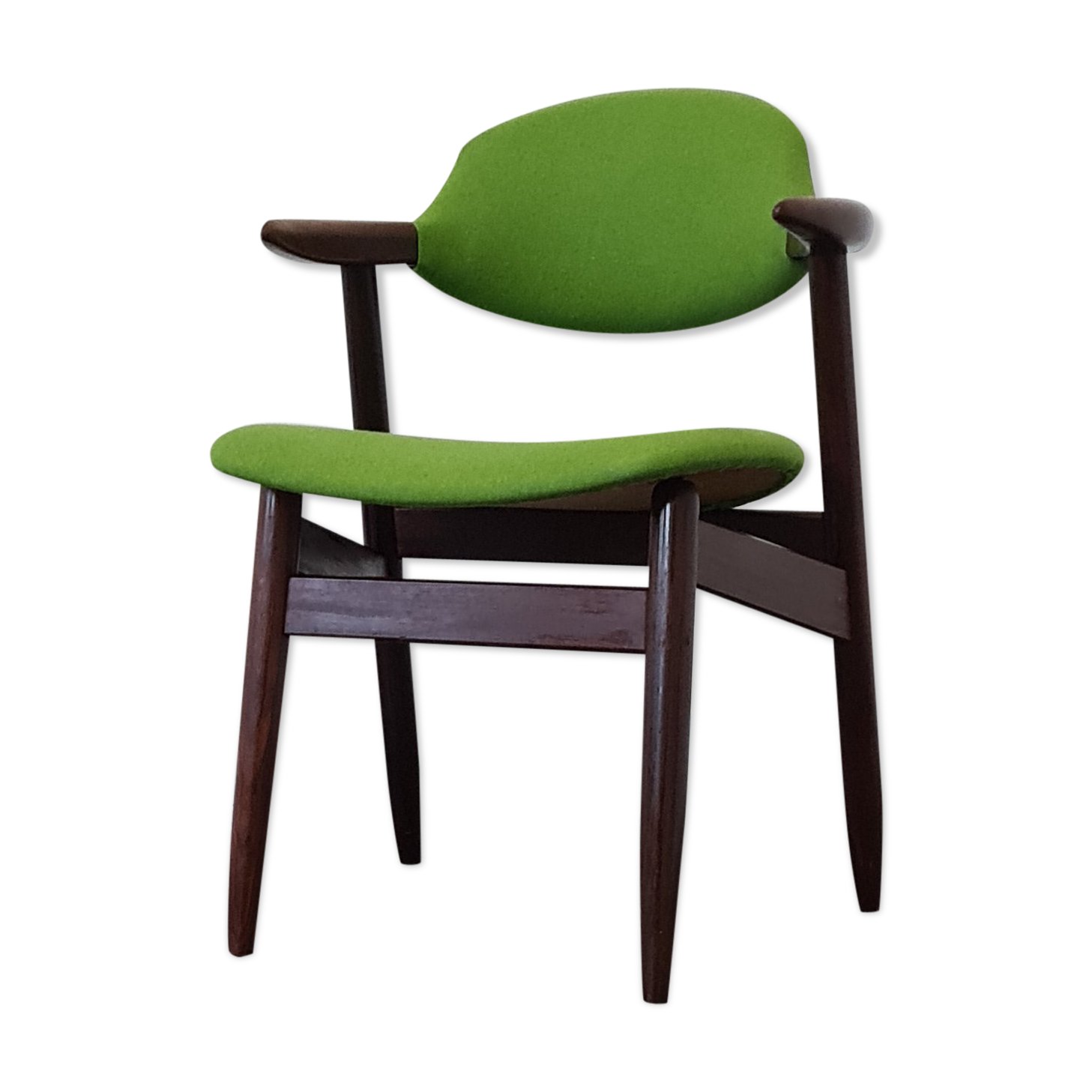 Vintage teak Dutch design dinning chair by Tijsseling for Hulmefa  Nieuwe Pekela