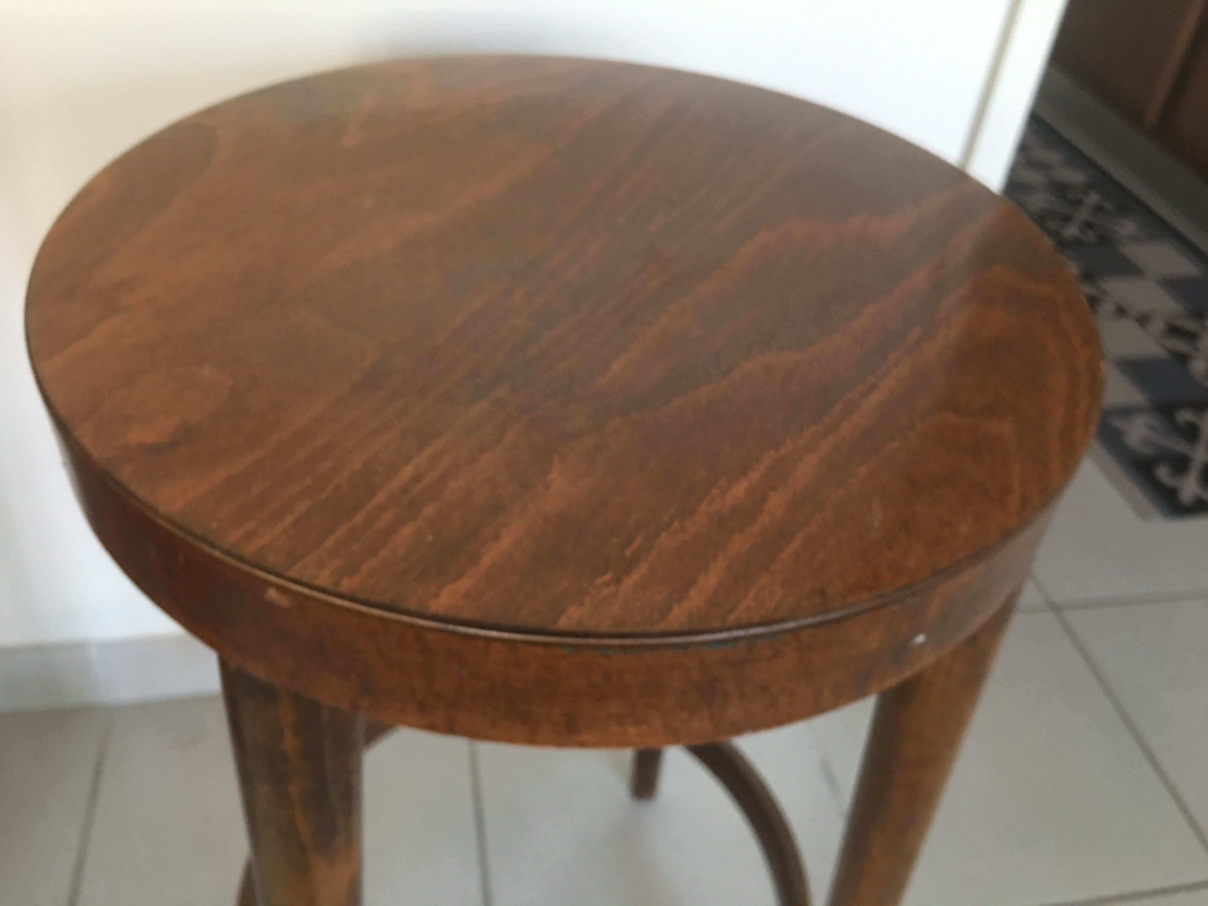 Baumann wooden bar stool