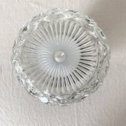 Vintage molded glass ceiling light
