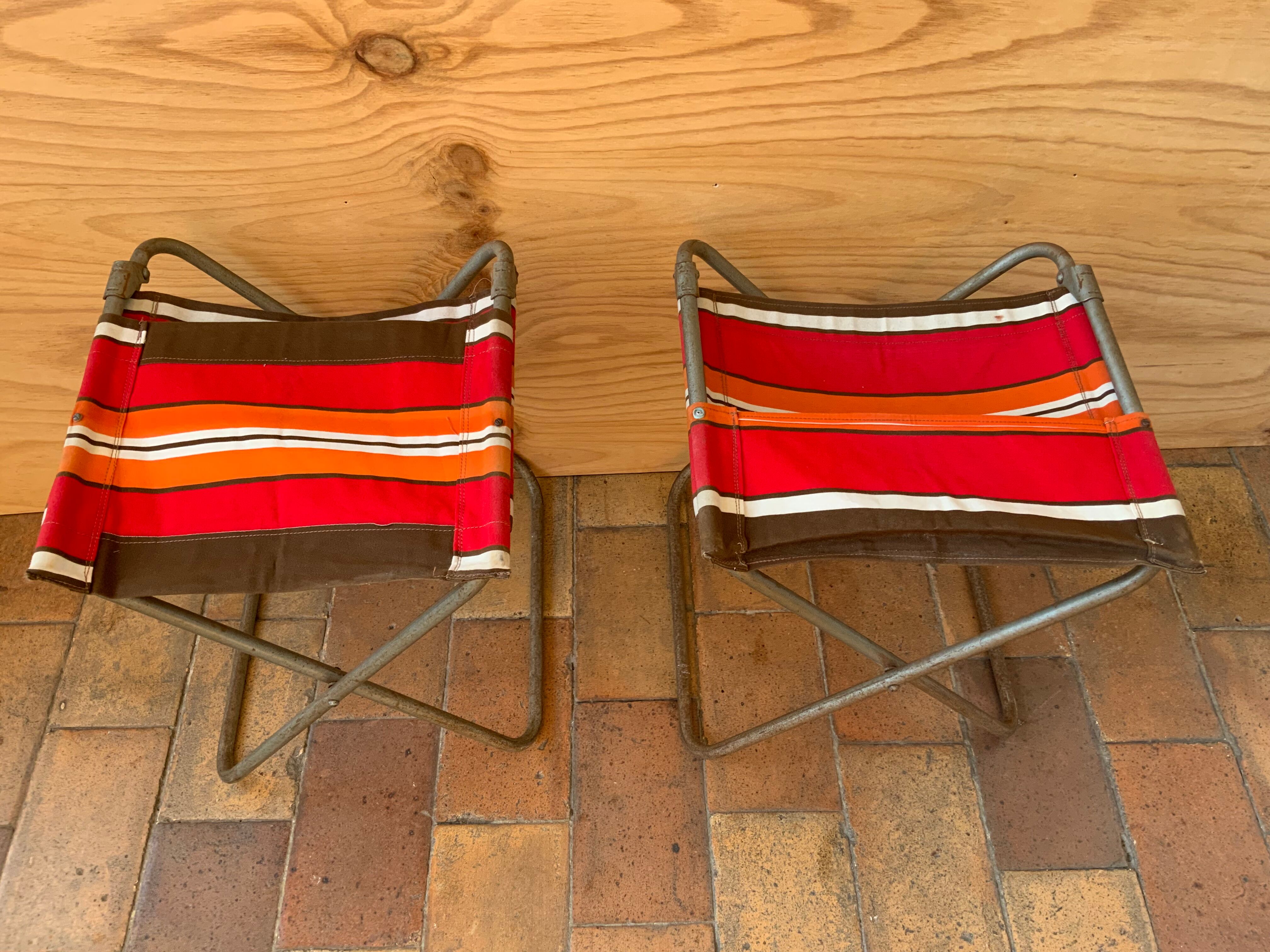 Paire de chaises de camping