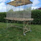 Aviary bird cage wrought iron 20th
