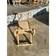Natural Bedside Chair in Unpainted Wood