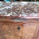 Small antique rosewood secretary with marble top ref je
