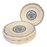 Pop up Christmas 2022 - 6 antique earthenware plates