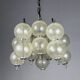 "Sterrenbeeld" Murano bubbled glass chandelier by Raak, Netherlands, 1960s