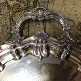 Large English silver plated tray from the 1930s