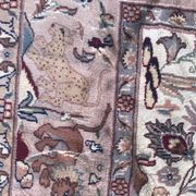 Pakistani carpet wool and silk handmade 190x295 cm
