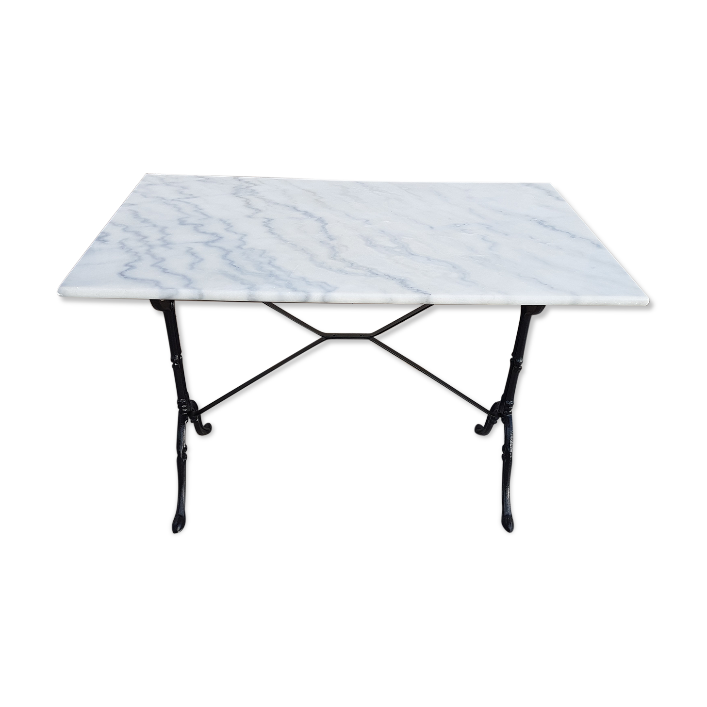 Marble tray bistro table
