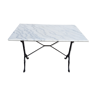 Table bistrot plateau marbre
