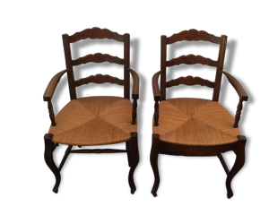 Paire de fauteuil de style provençal