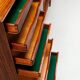 Gunni Omann highboard model 19 in rosewood Omann Jun Denmark 1960