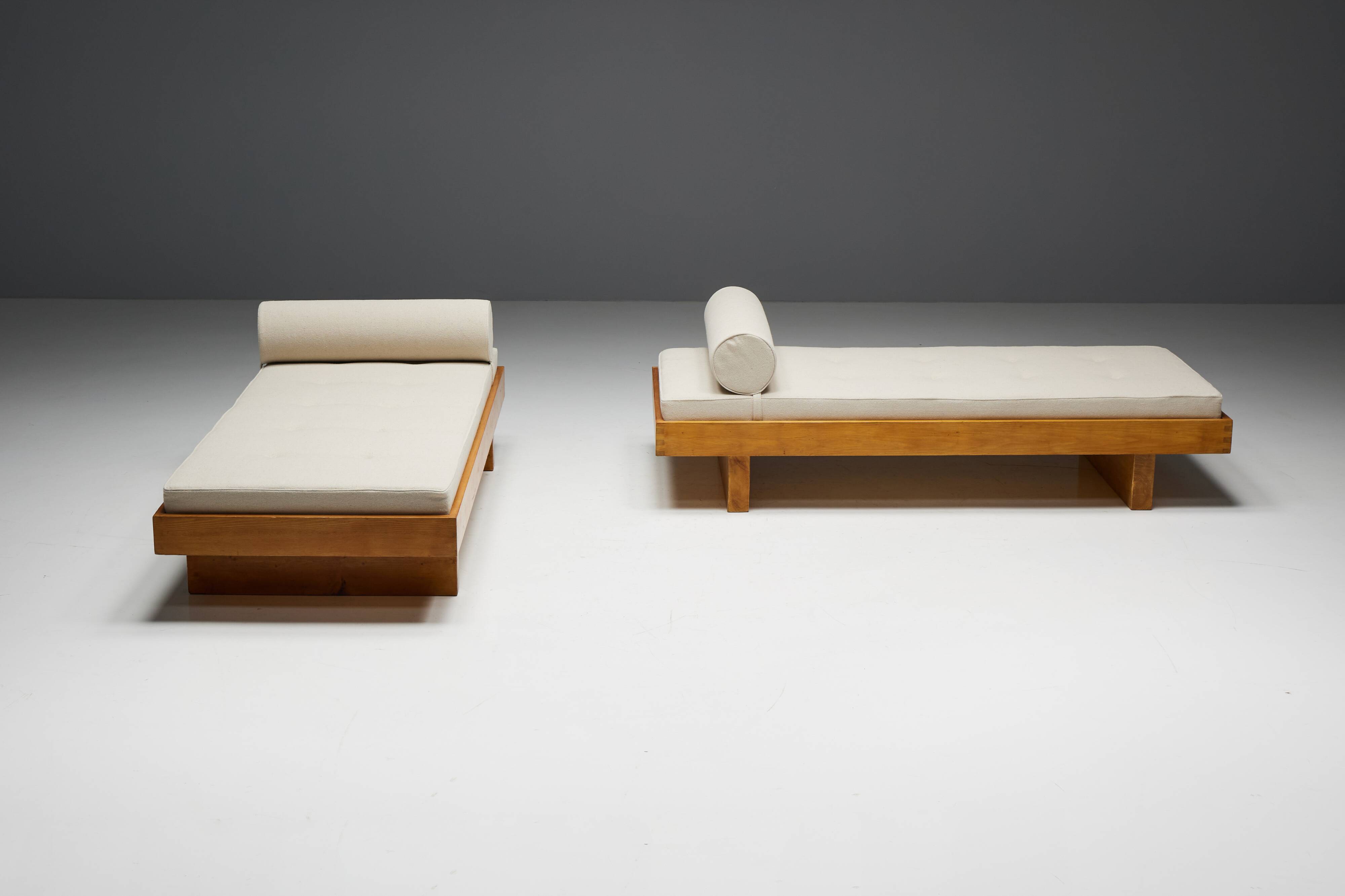 Daybed by Charlotte Perriand for Méribel Les Allues, France, 1960s