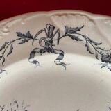 assiette plate W.A.A and co XIX eme