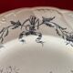 assiette plate W.A.A and co XIX eme