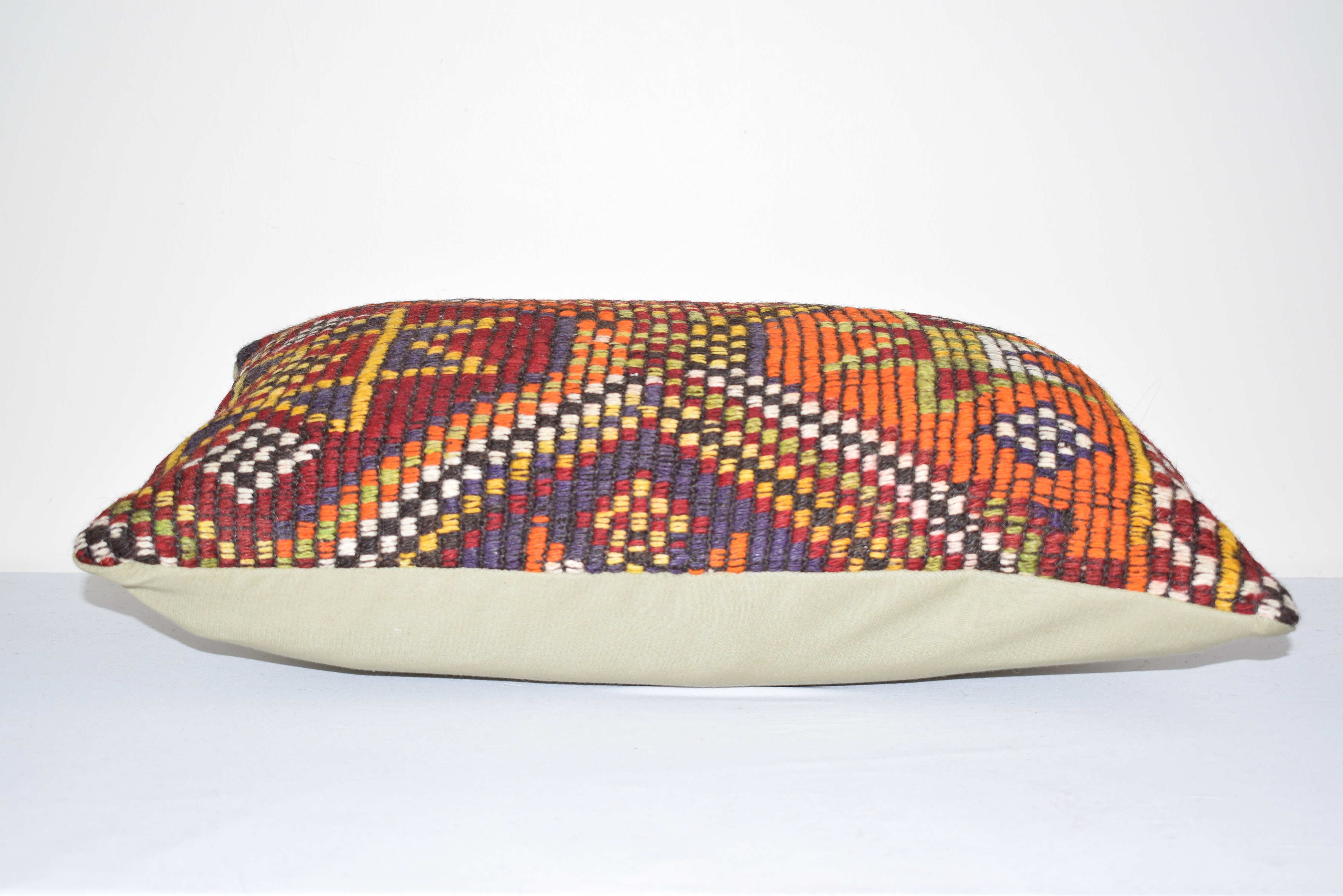 Vintage Anatolian Turkish cushion cover Jajim Kilim AK582