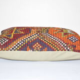 Vintage Anatolian Turkish cushion cover Jajim Kilim AK582